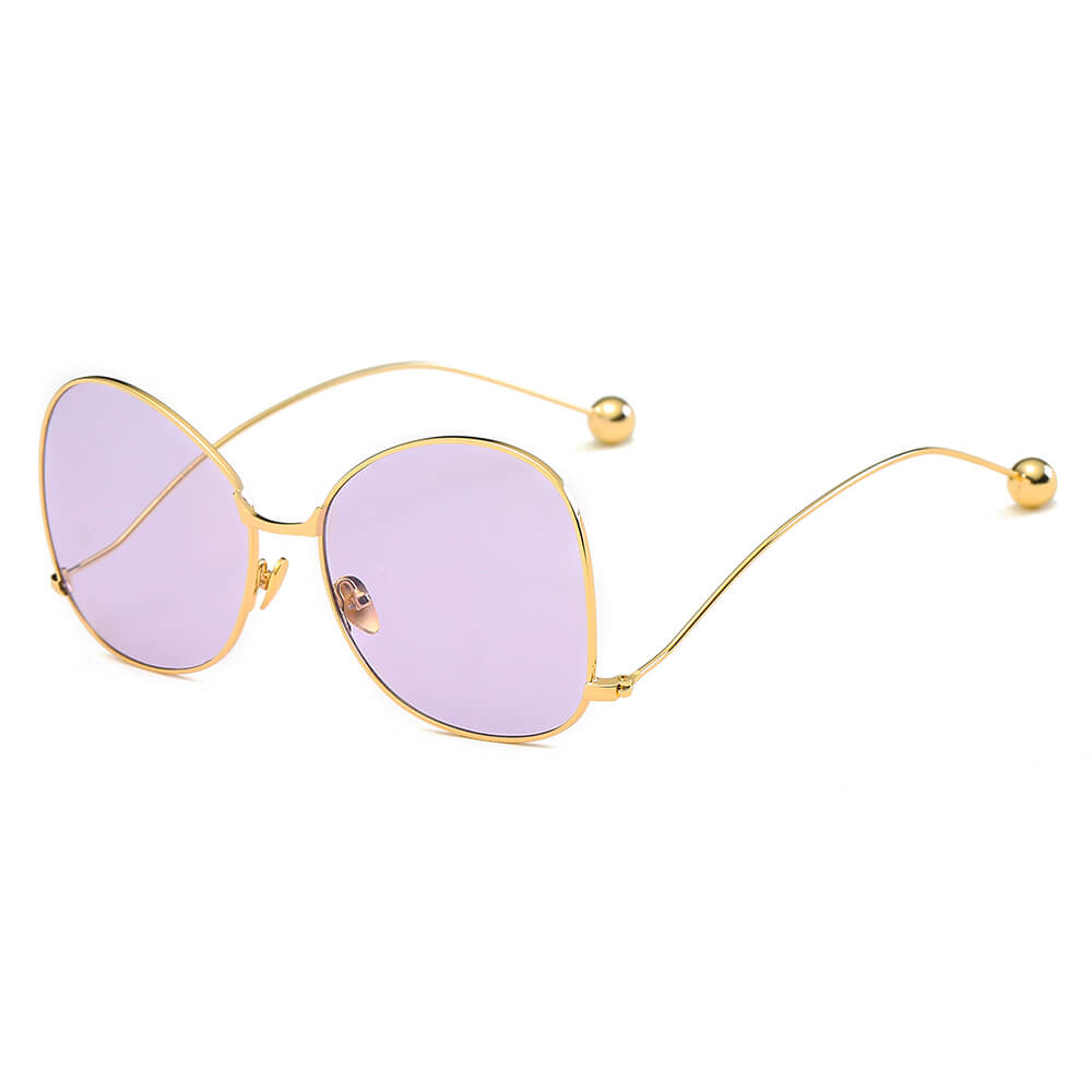 Eugene - Women's Trendy Oversized Pantone Lens Sunglasses-9