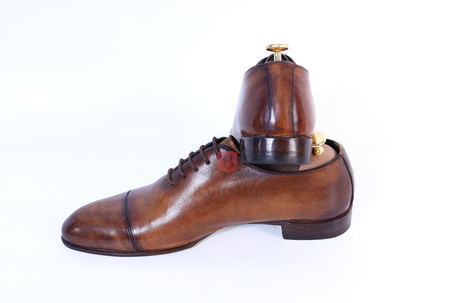 CEO II- Cognac Calf Oxford shoes-3