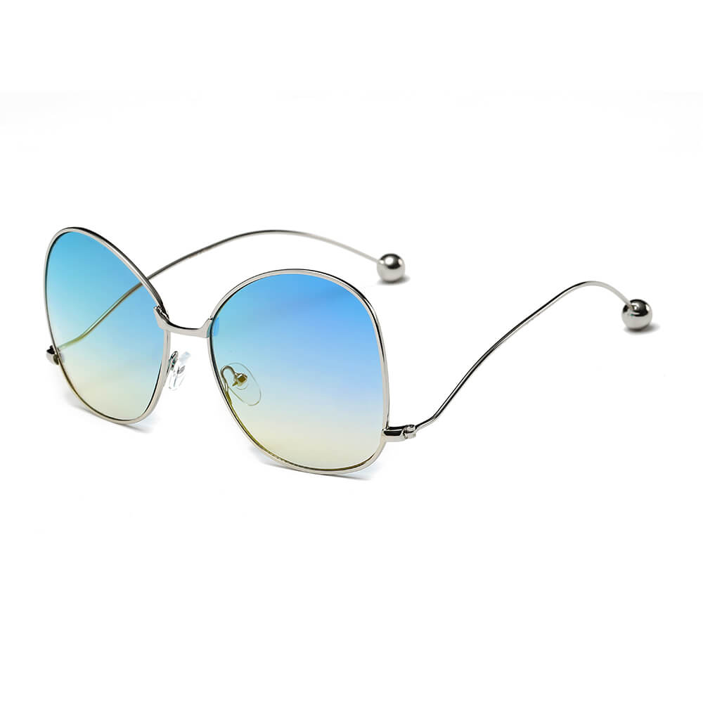 Eugene - Women's Trendy Oversized Pantone Lens Sunglasses-2