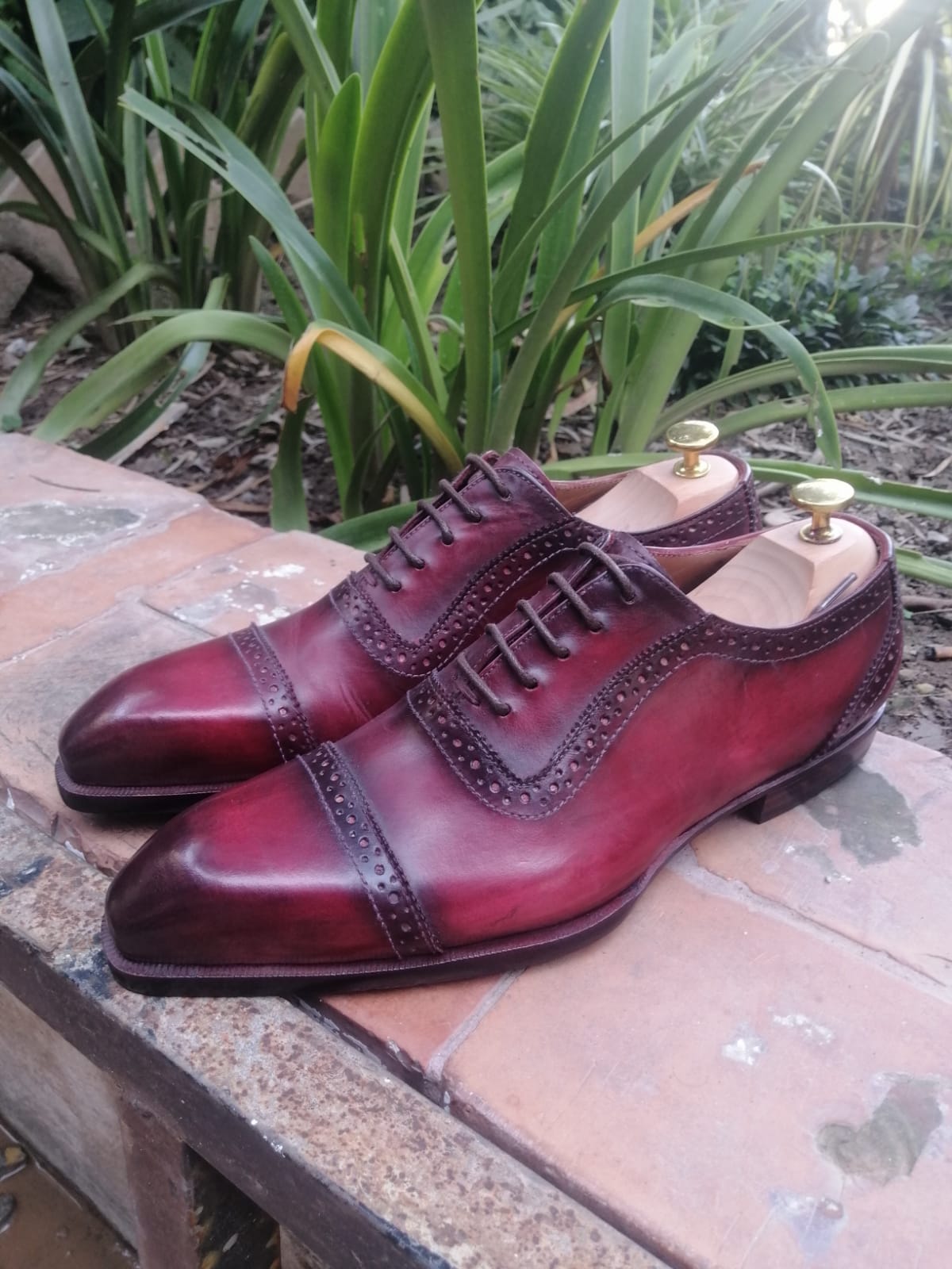 Martino - Burgundy Oxford Shoes-2