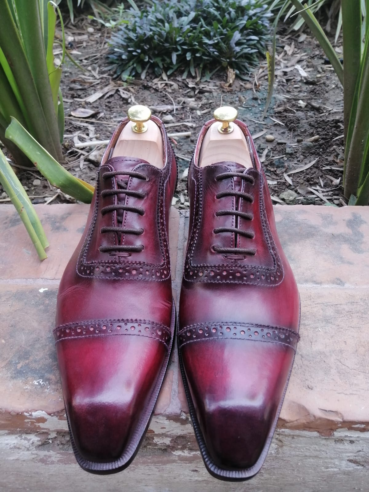 Martino - Burgundy Oxford Shoes-4