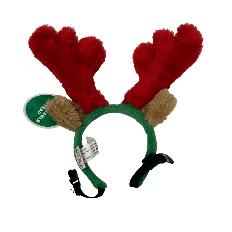 Outward Hound Holiday Christmas Reindeer Antlers Wearable Dog Accessories  - Small - Scarvesnthangs