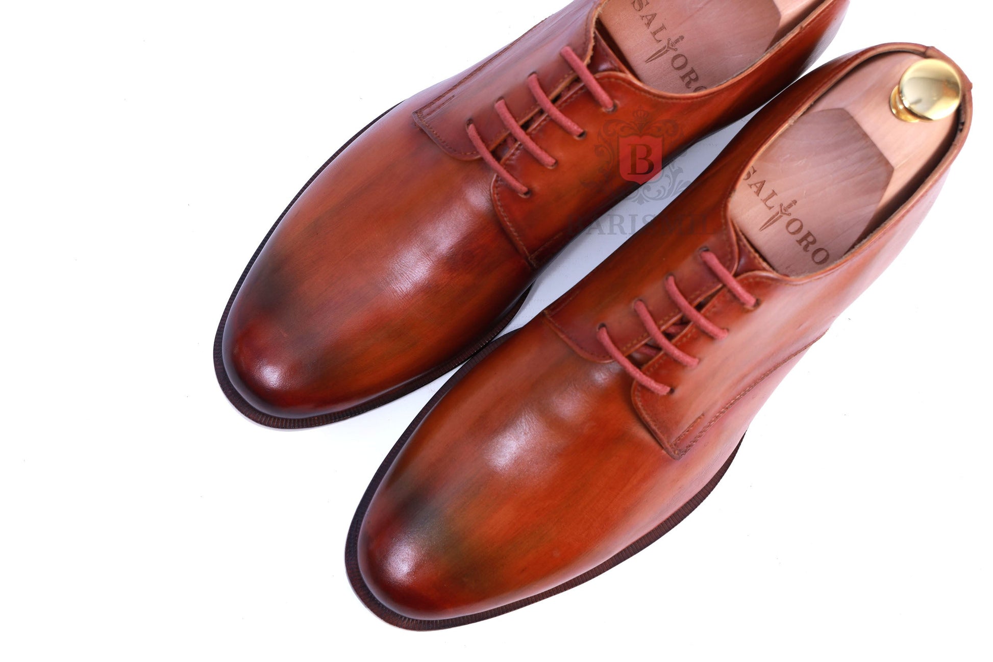 Sandro- Chestnut Oxford Shoes-2