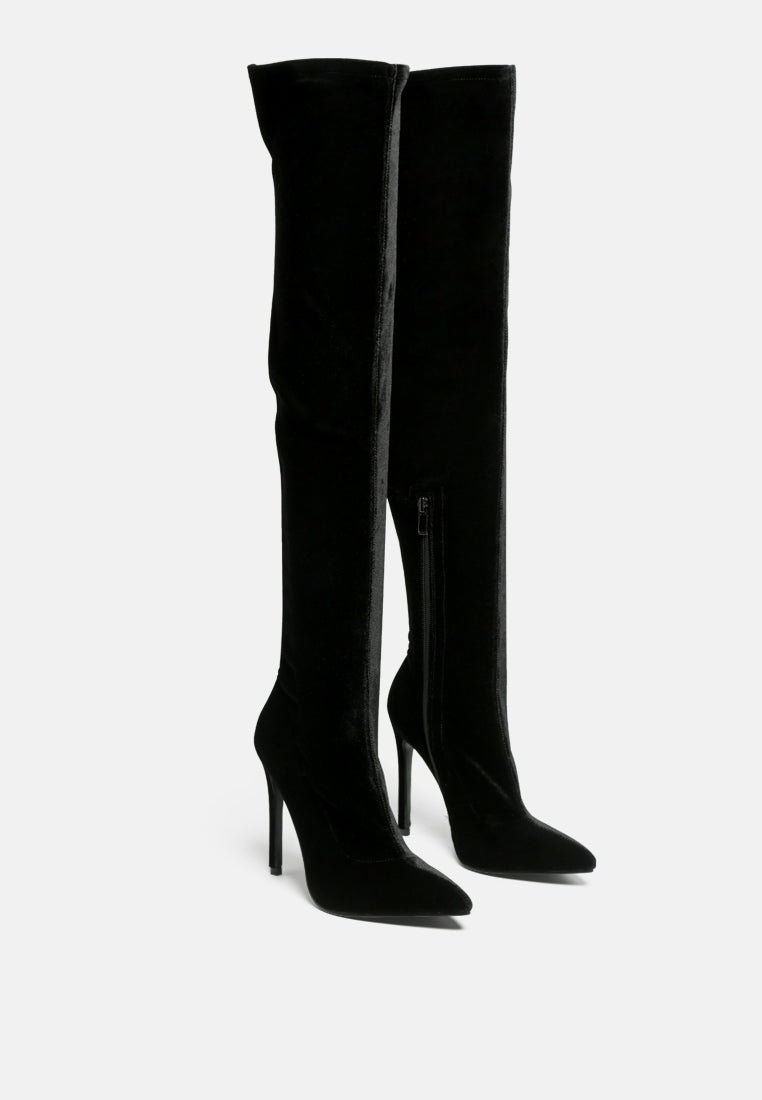 tilera stretch over the knee stiletto boots-7