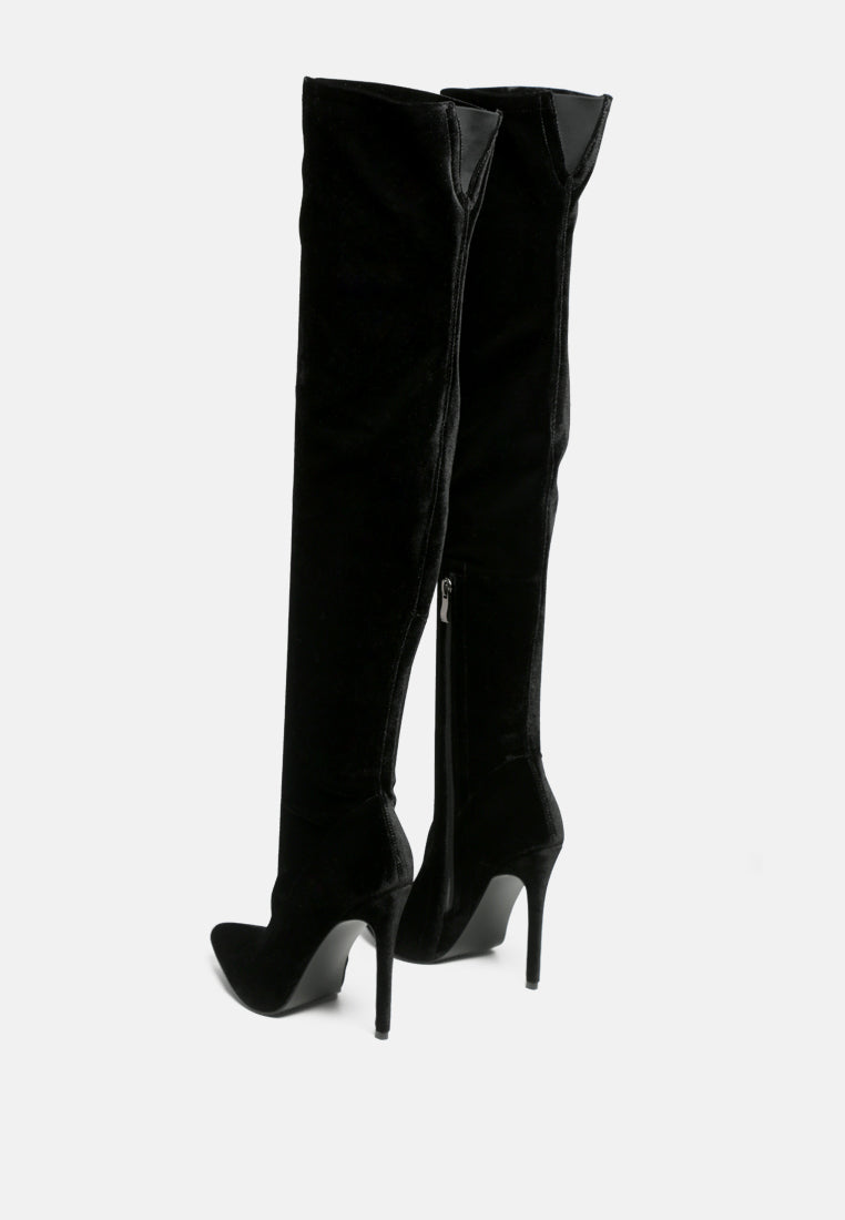 tilera stretch over the knee stiletto boots-8