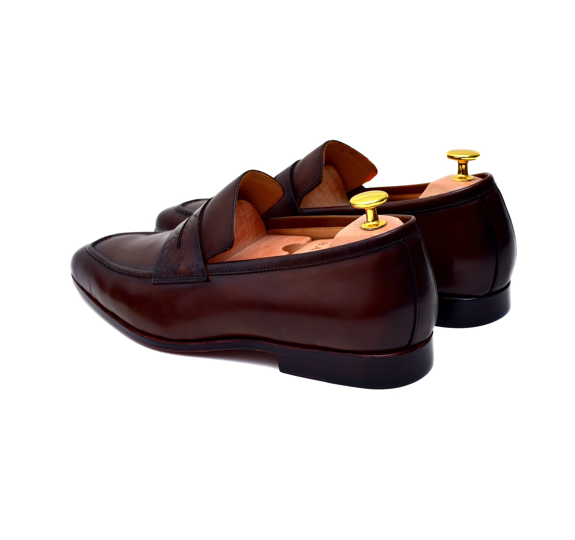 Carrera II - Brown Calf Penny Loafers-3