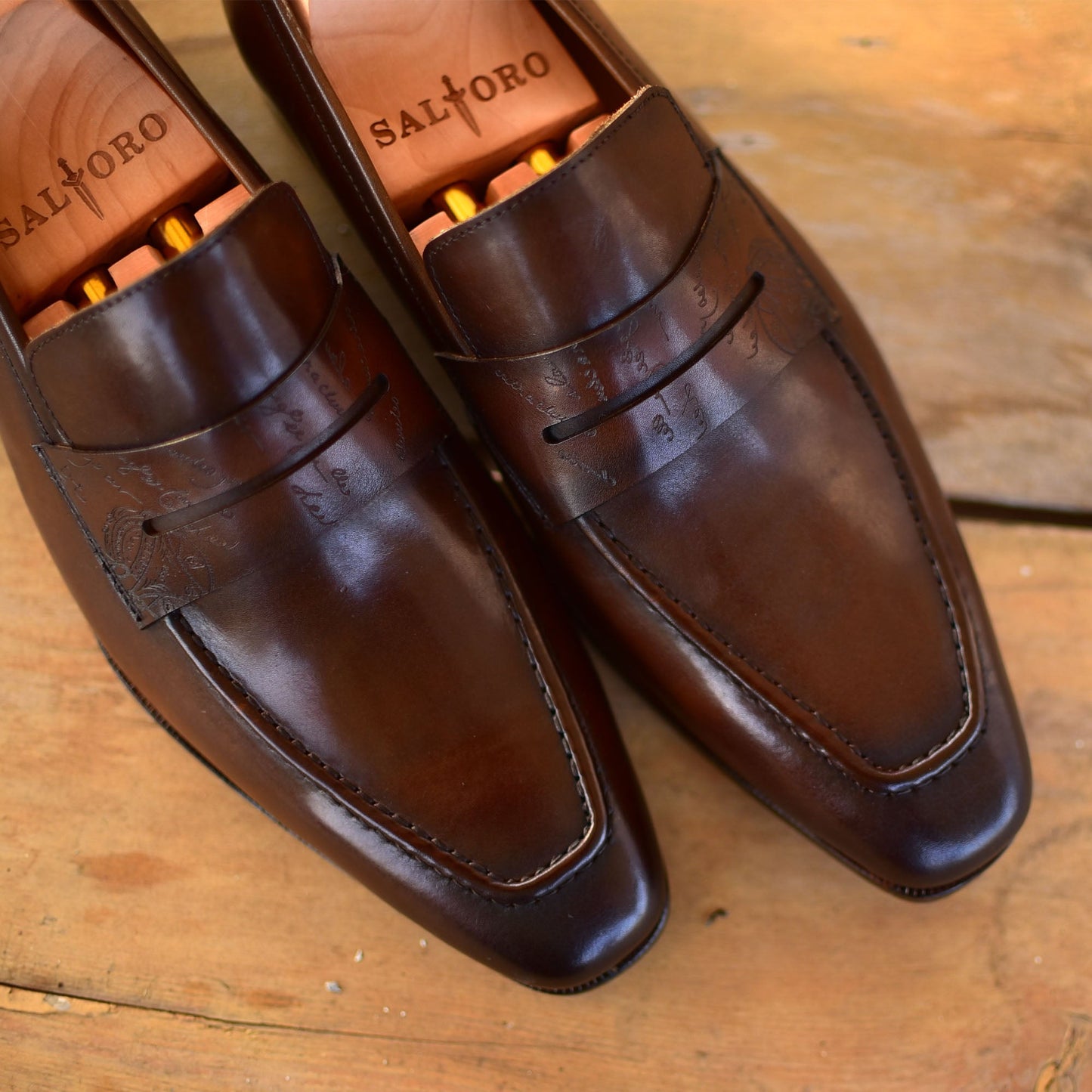 Carrera II - Brown Calf Penny Loafers-6