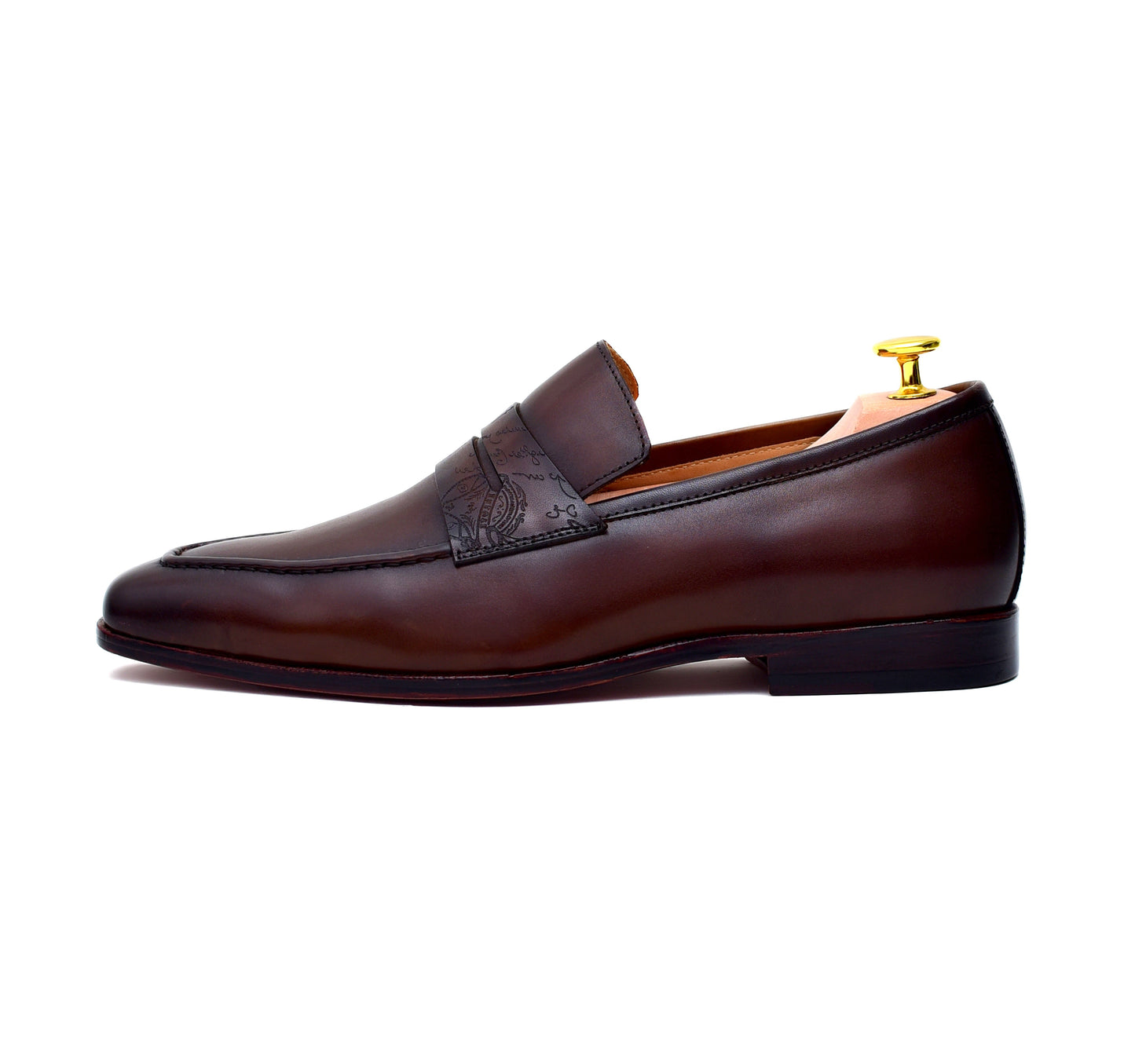 Carrera II - Brown Calf Penny Loafers-4