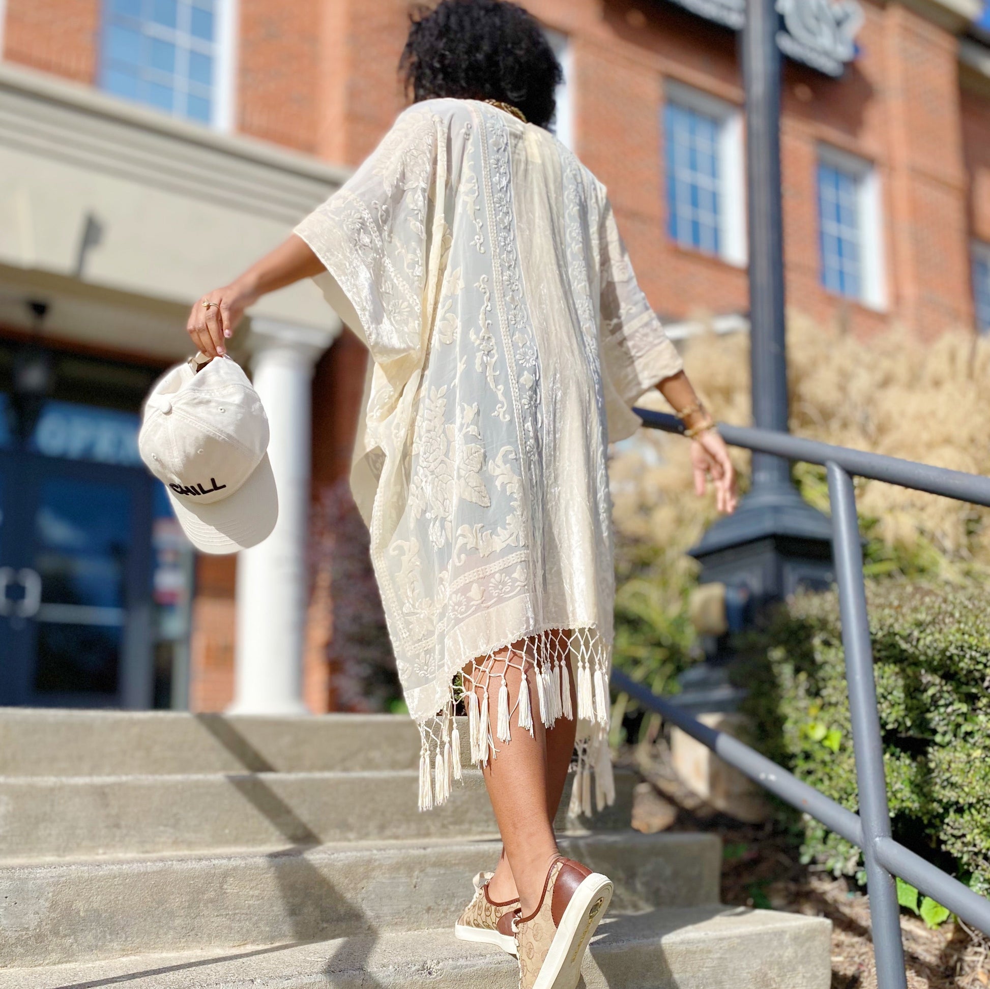 Elegant Boho Burnout Kimono-6