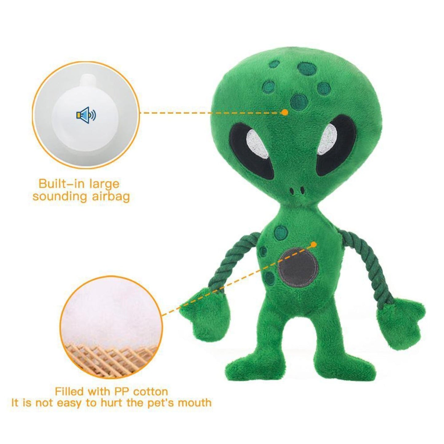 Laifug Squeaky Alien Toy - Scarvesnthangs