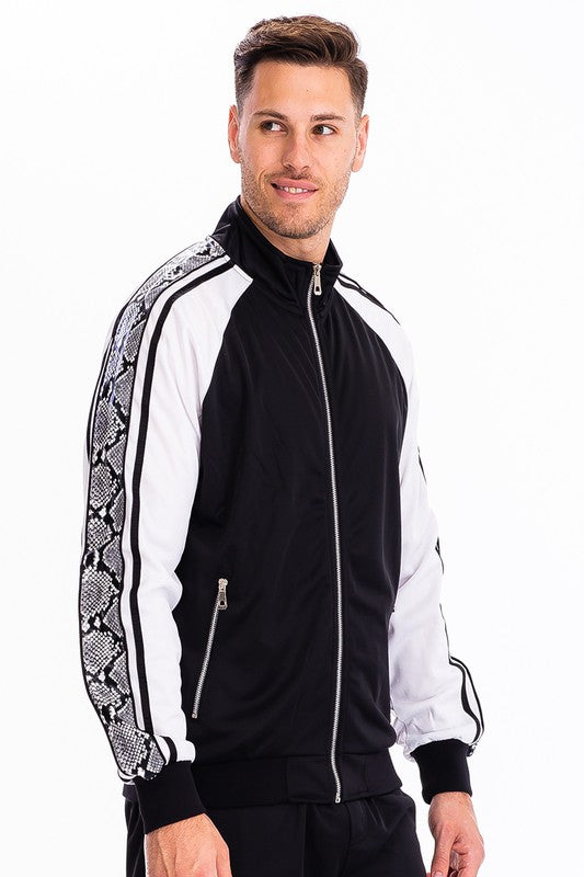 Snake Print Track Suit - Scarvesnthangs