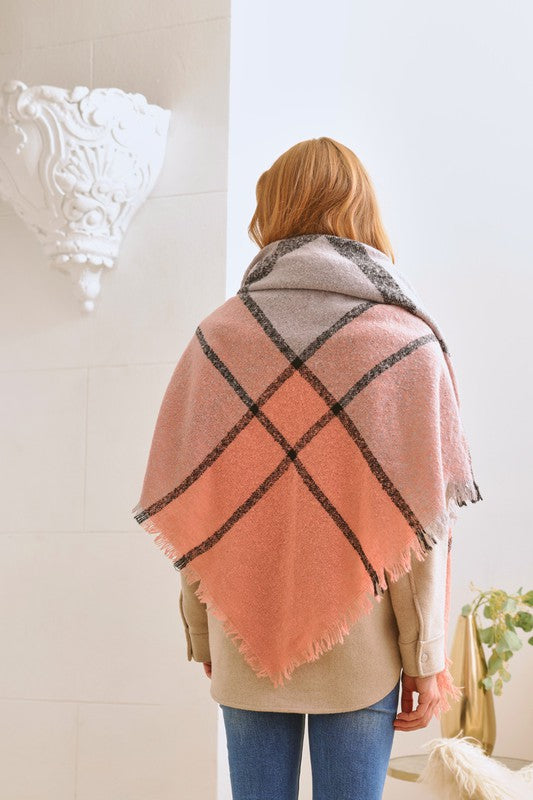 Diana XL Checker Scarf - Scarvesnthangs