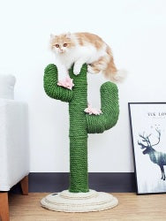 Sisal Rope Cactus Cat Climbing Tree Scratcher - Scarvesnthangs