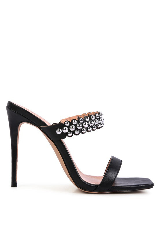 Bandy High Hell Metal Ball Sandals - Scarvesnthangs