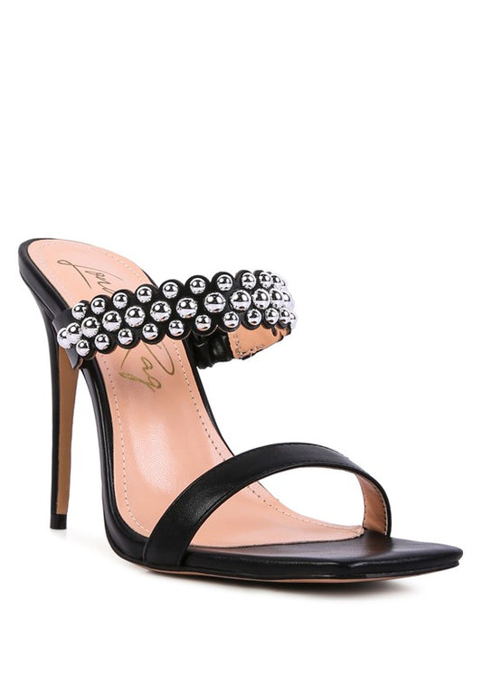 Bandy High Hell Metal Ball Sandals - Scarvesnthangs
