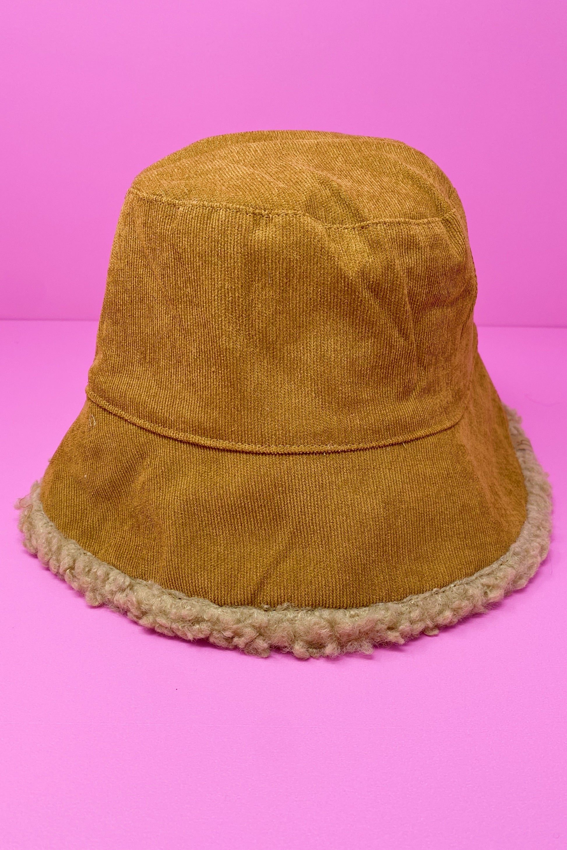 Corduroy Reversible Bucket Hat-4