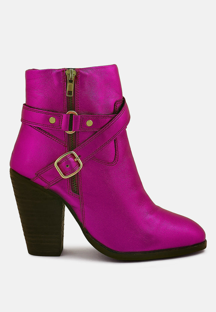 cat-track leather ankle boots-0