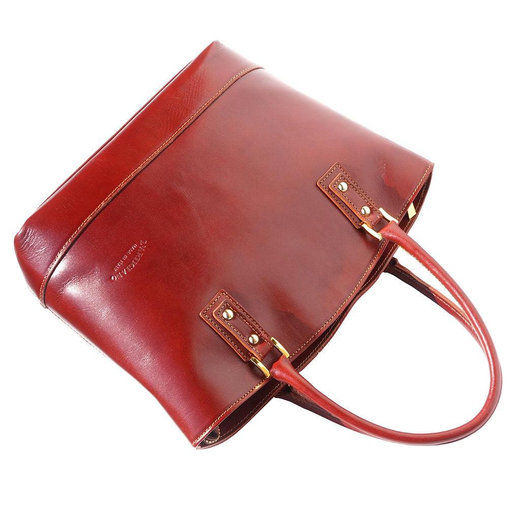 Tote Italian leather Handbag - Scarvesnthangs