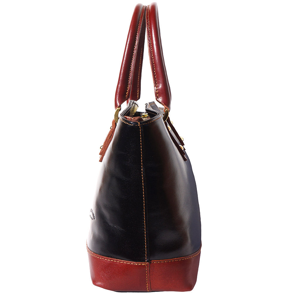 Tote Italian leather Handbag - Scarvesnthangs