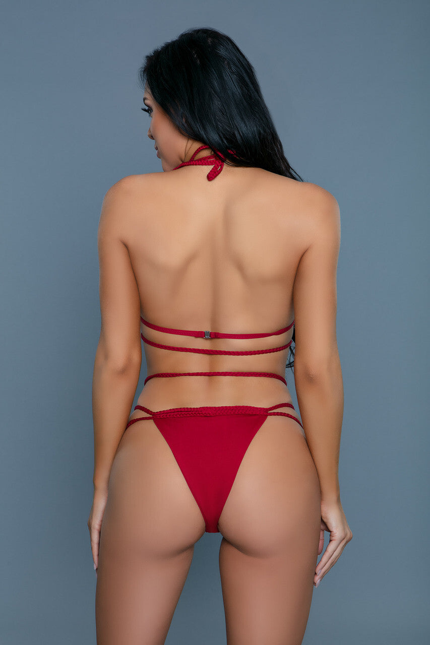 2283 Artemesia Swimsuit Red - Scarvesnthangs