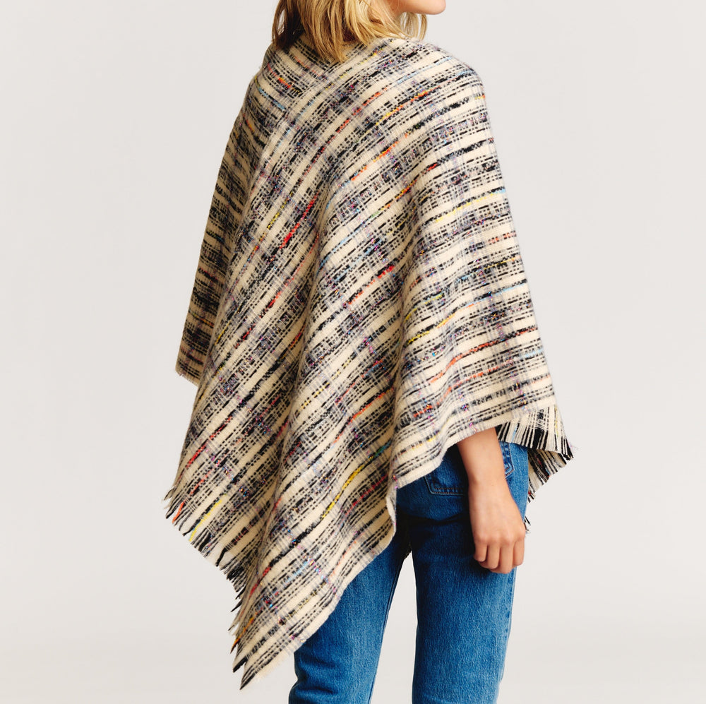 Tweed Please Luxe Poncho-1
