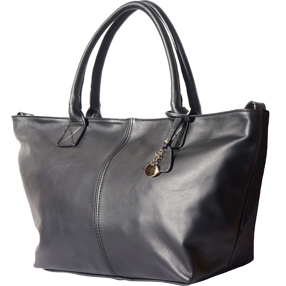 Vincenza leather tote bag - Scarvesnthangs