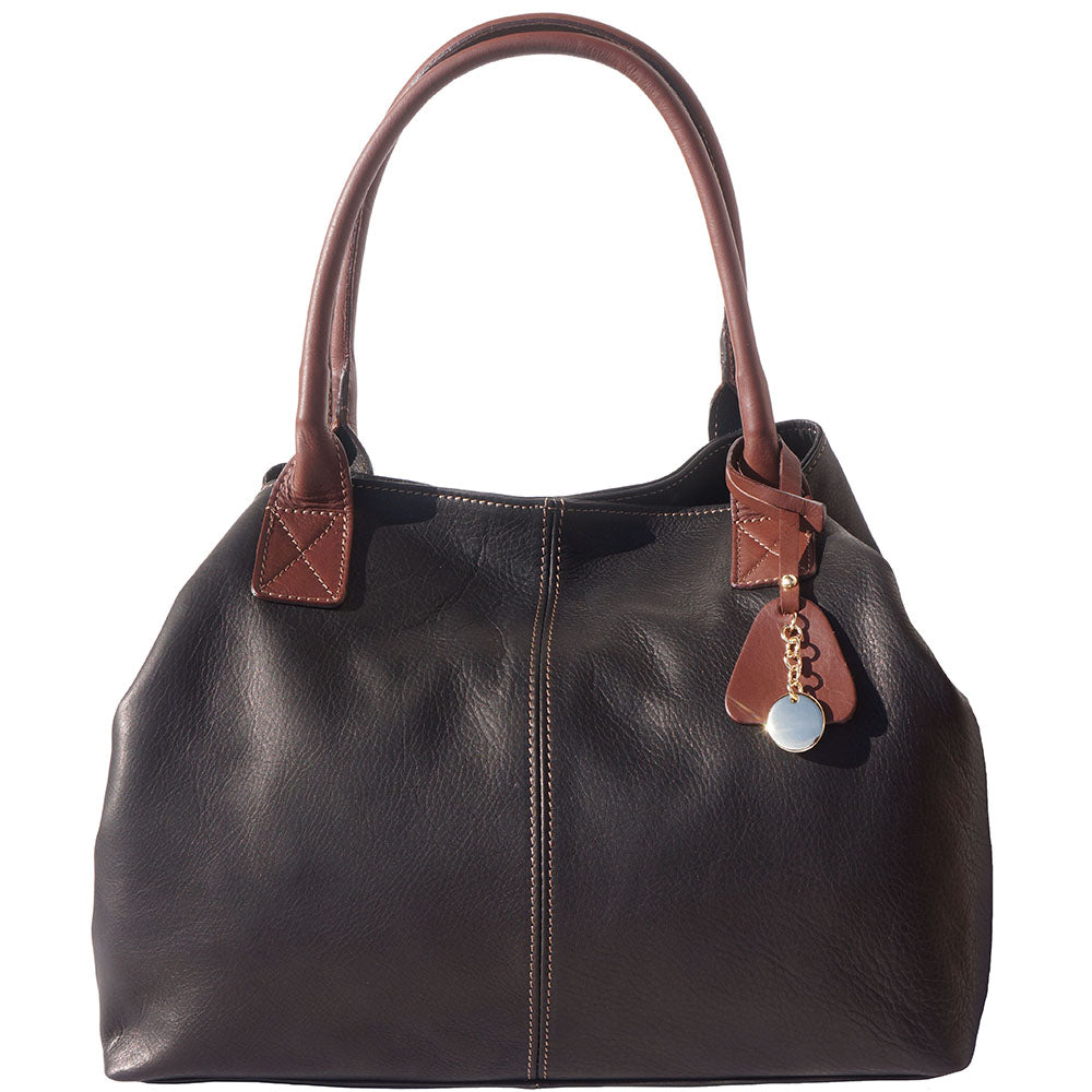 Vincenza leather tote bag - Scarvesnthangs