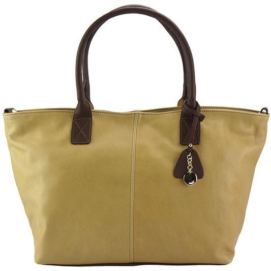 Vincenza leather tote bag - Scarvesnthangs