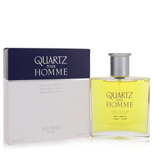 Quartz by Molyneux Eau De Toilette Spray 3.4 oz (Men) - Scarvesnthangs