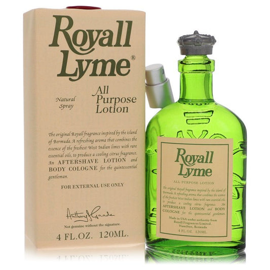 Royall Lyme by Royall Fragrances All Purpose Lotion / Cologne 4 oz (Men) - Scarvesnthangs