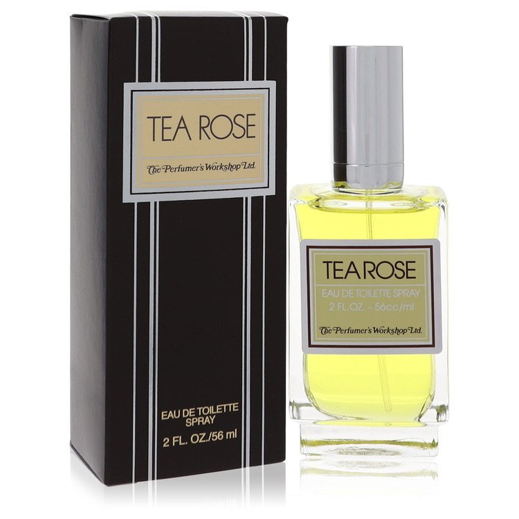 Tea Rose by Perfumers Workshop Eau De Toilette Spray 2 oz (Women) - Scarvesnthangs