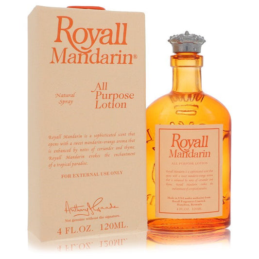 Royall Mandarin by Royall Fragrances All Purpose Lotion / Cologne 4 oz (Men) - Scarvesnthangs