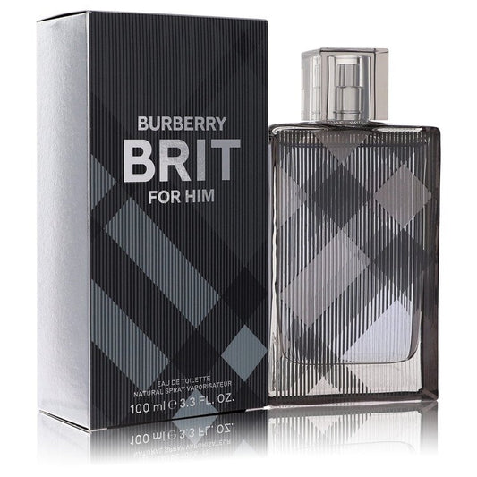 Burberry Brit by Burberry Eau De Toilette Spray 3.4 oz (Men) - Scarvesnthangs
