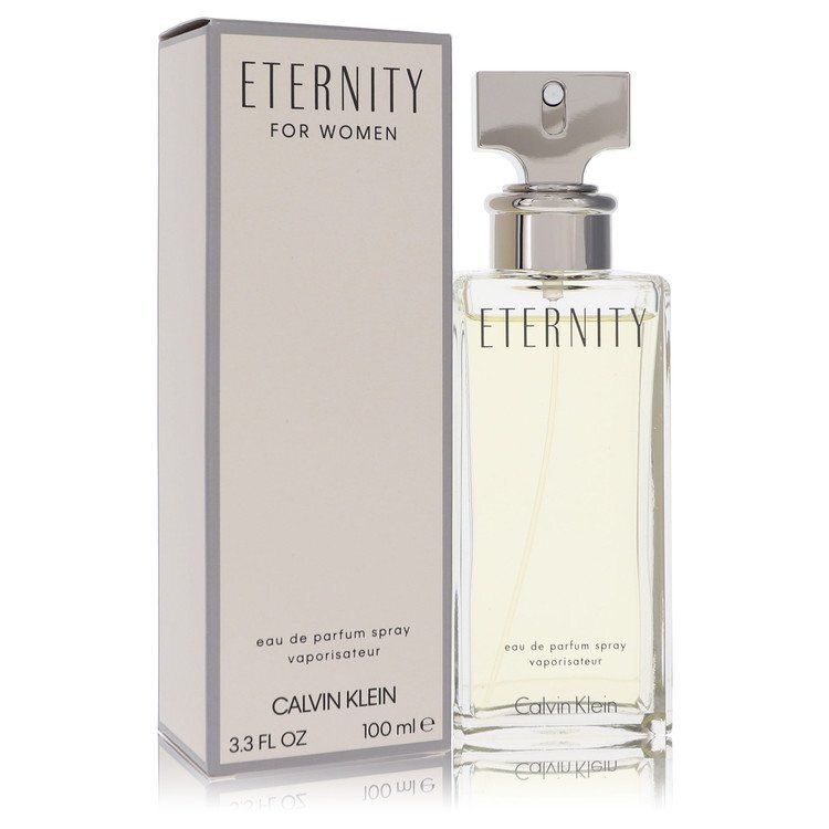 Eternity by Calvin Klein Eau De Parfum Spray 3.4 oz (Women) - Scarvesnthangs
