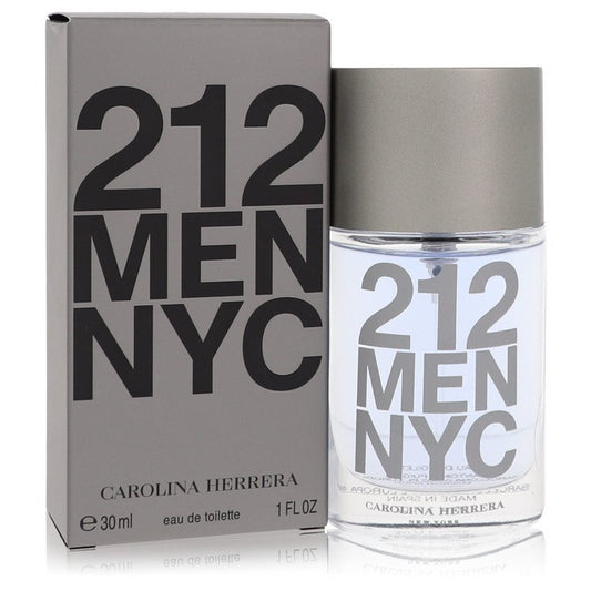 212 by Carolina Herrera Eau De Toilette Spray (New Packaging) 1 oz (Men) - Scarvesnthangs
