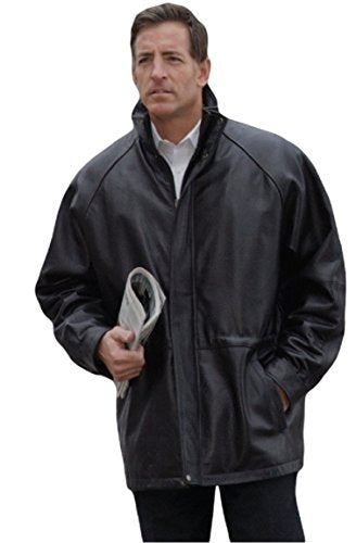 REED Men's 34'' Raglan Car Coat in Imported Lamb with Zip-Out Lining - Scarvesnthangs