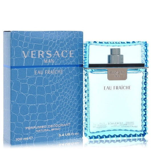 Versace Man by Versace Eau Fraiche Deodorant Spray 3.4 oz (Men) - Scarvesnthangs