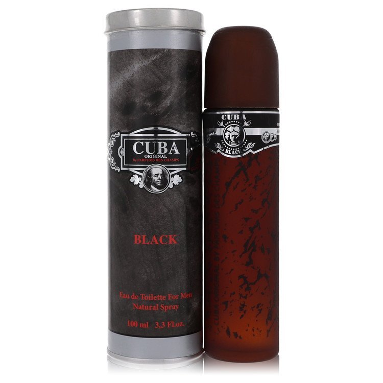 CUBA Black by Fragluxe Eau De Toilette Spray 3.4 oz (Men) - Scarvesnthangs