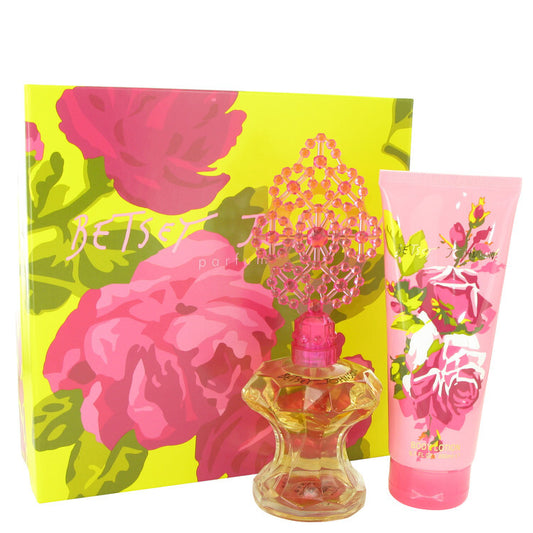 Betsey Johnson by Betsey Johnson Gift Set -- 3.4 oz Eau De Parfum Spray + 6.7 oz Body Lotion (Women) - Scarvesnthangs