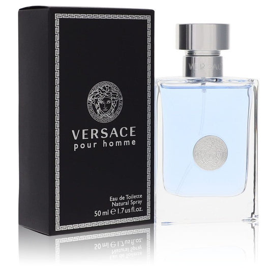 Versace Pour Homme by Versace Eau De Toilette Spray 1.7 oz (Men) - Scarvesnthangs