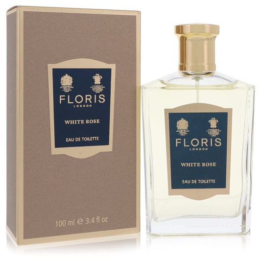 Floris White Rose by Floris Eau De Toilette Spray 3.4 oz (Women) - Scarvesnthangs
