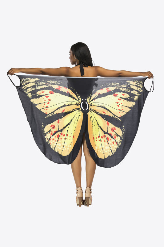 Butterfly Spaghetti Strap Cover Up - Scarvesnthangs