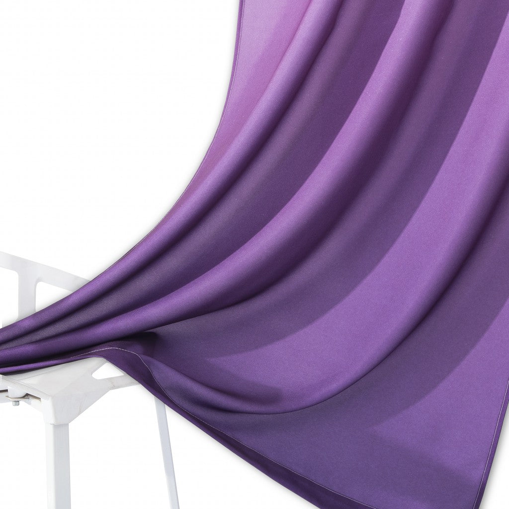 Set of Two 84"  Purple Ombre Window Curtain Panels - Scarvesnthangs
