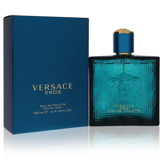 Versace Eros by Versace Eau De Toilette Spray 3.4 oz (Men) - Scarvesnthangs