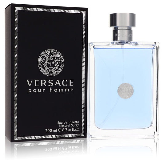 Versace Pour Homme by Versace Eau De Toilette Spray 6.7 oz (Men) - Scarvesnthangs
