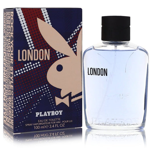 Playboy London by Playboy Eau De Toilette Spray 3.4 oz (Men) - Scarvesnthangs
