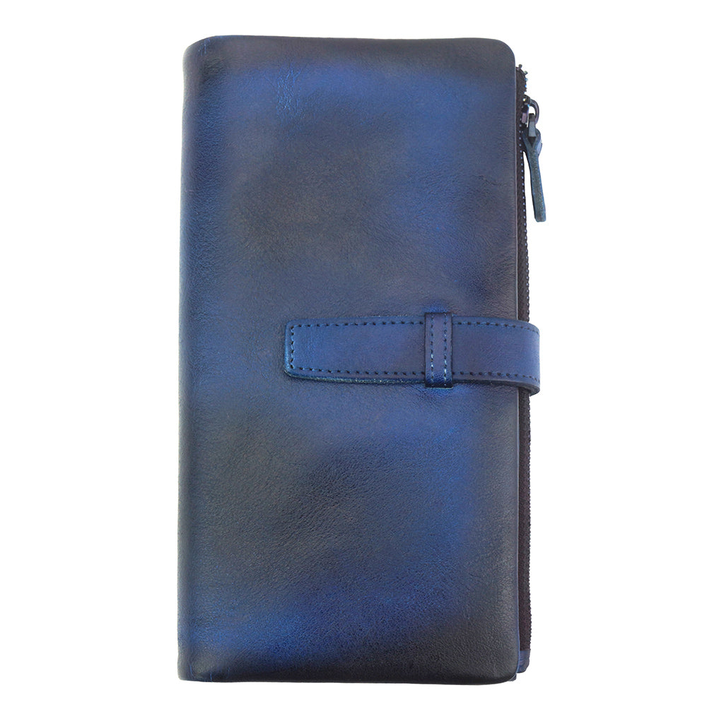 Wallet Agostino in vintage leather - Scarvesnthangs