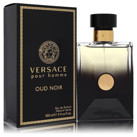 Versace Pour Homme Oud Noir by Versace Eau De Parfum Spray 3.4 oz (Men) - Scarvesnthangs