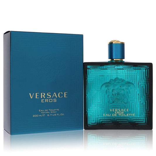 Versace Eros by Versace Eau De Toilette Spray 6.7 oz (Men) - Scarvesnthangs