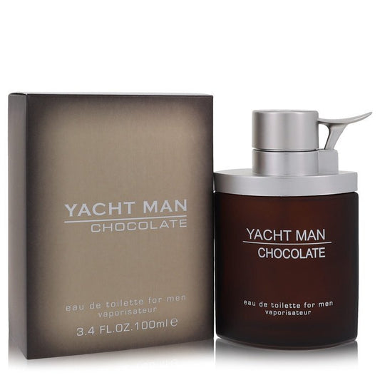 Yacht Man Chocolate by Myrurgia Eau De Toilette Spray 3.4 oz (Men) - Scarvesnthangs